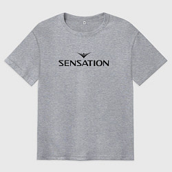 Мужская футболка оверсайз Sensation