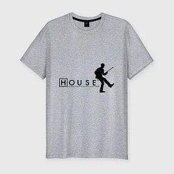 Мужская slim-футболка House MD