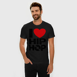 Футболка slim-fit I love Hip Hop, цвет: черный — фото 2