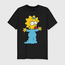 Футболка slim-fit Maggie Simpson, цвет: черный