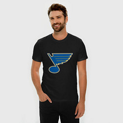 Футболка slim-fit St Louis Blues, цвет: черный — фото 2