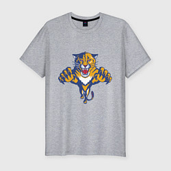 Футболка slim-fit Florida Panthers, цвет: меланж