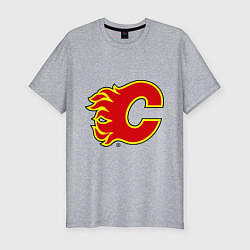 Мужская slim-футболка Calgary Flames