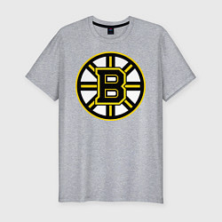 Мужская slim-футболка Boston Bruins