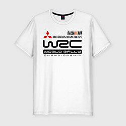 Футболка slim-fit Mitsubishi wrc, цвет: белый