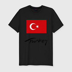 Футболка slim-fit Turkey, цвет: черный