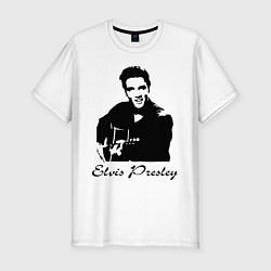 Футболка slim-fit Elvis Presley, цвет: белый