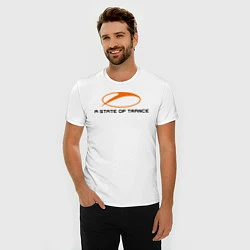 Футболка slim-fit A State of Trance, цвет: белый — фото 2