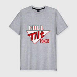 Мужская slim-футболка Full Tilt Poker