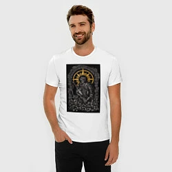 Футболка slim-fit Dark Souls: Warrior, цвет: белый — фото 2