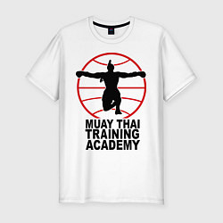 Футболка slim-fit Mauy Thai Training Academy, цвет: белый