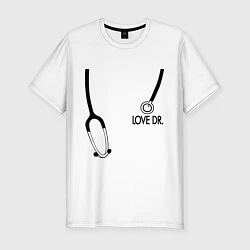 Мужская slim-футболка Love Dr. House
