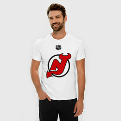 Футболка slim-fit New Jersey Devils: Kovalchuk 17, цвет: белый — фото 2