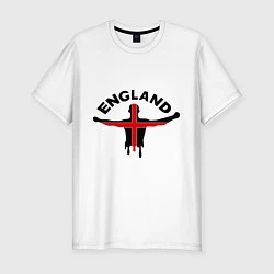 Мужская slim-футболка England Fans