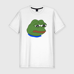 Футболка slim-fit SAD FROG, цвет: белый