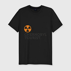 Футболка slim-fit Chernobyl tourist, цвет: черный