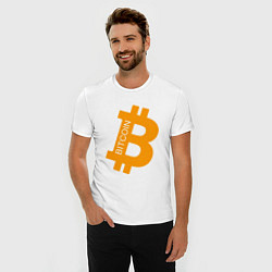 Футболка slim-fit Bitcoin Boss, цвет: белый — фото 2