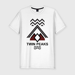 Футболка slim-fit Twin Peaks House, цвет: белый
