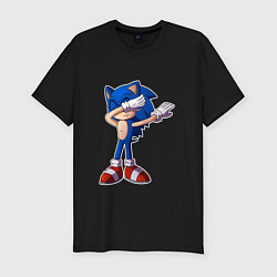 Футболка slim-fit Sonic dab, цвет: черный