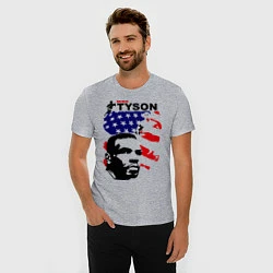 Футболка slim-fit Mike Tyson: USA Boxing, цвет: меланж — фото 2