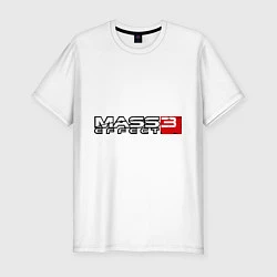 Мужская slim-футболка Mass Effect 3
