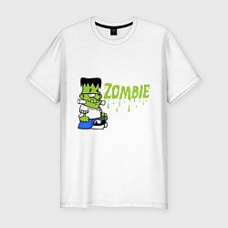 Футболка slim-fit Zombie, цвет: белый