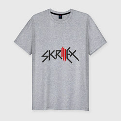 Мужская slim-футболка Skrillex