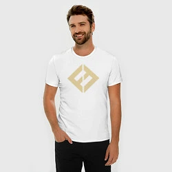 Футболка slim-fit Concrete & Gold, цвет: белый — фото 2