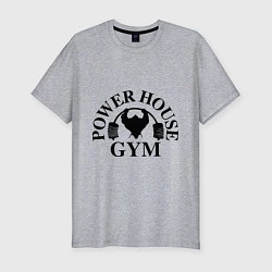 Мужская slim-футболка Power House Gym