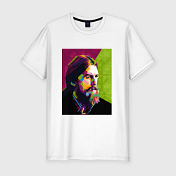 Футболка slim-fit George Harrison: Polygons, цвет: белый