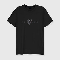 Футболка slim-fit Vikings, цвет: черный