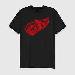 Футболка slim-fit Detroit Red Wings: Pavel Datsyuk, цвет: черный