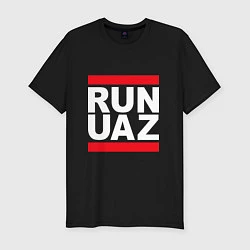 Футболка slim-fit Run UAZ, цвет: черный