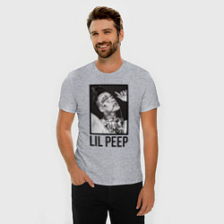 Футболка slim-fit Lil Peep: Black Style, цвет: меланж — фото 2