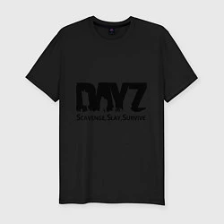 Мужская slim-футболка DayZ: Slay Survive