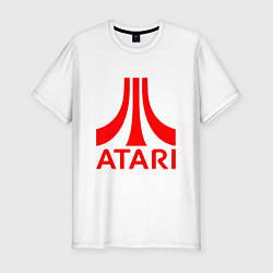 Мужская slim-футболка Atari