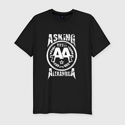 Мужская slim-футболка Asking Alexandria XXVIII