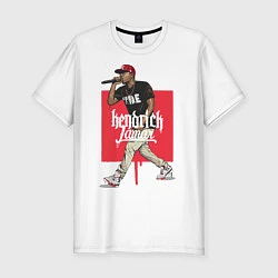 Мужская slim-футболка Kendrick Lamar