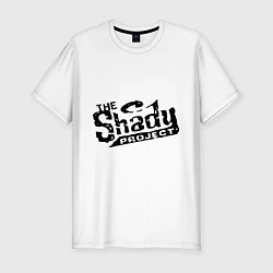 Футболка slim-fit The shady project, цвет: белый