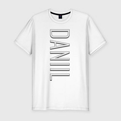 Футболка slim-fit Daniil Font, цвет: белый