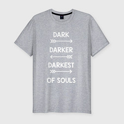 Футболка slim-fit Darkest of Souls, цвет: меланж