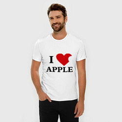 Футболка slim-fit Love Apple, цвет: белый — фото 2