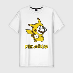 Мужская slim-футболка Pikario