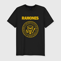 Футболка slim-fit Ramones, цвет: черный