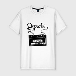 Футболка slim-fit Depeche Mode: Tape, цвет: белый