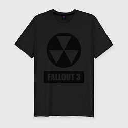Мужская slim-футболка Fallout 3