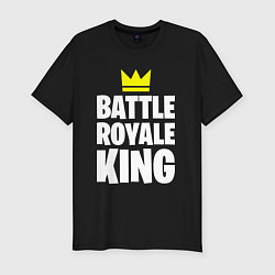Футболка slim-fit Battle Royale King, цвет: черный