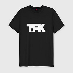 Футболка slim-fit TFK: White Logo, цвет: черный