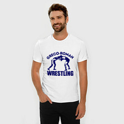 Футболка slim-fit Greco-roman wrestling, цвет: белый — фото 2