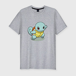 Мужская slim-футболка Pokemon Squirtle